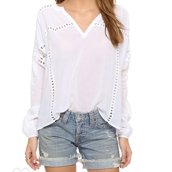 Generation Love Tops - Generation Love Hannah Gauze Long Sleeve